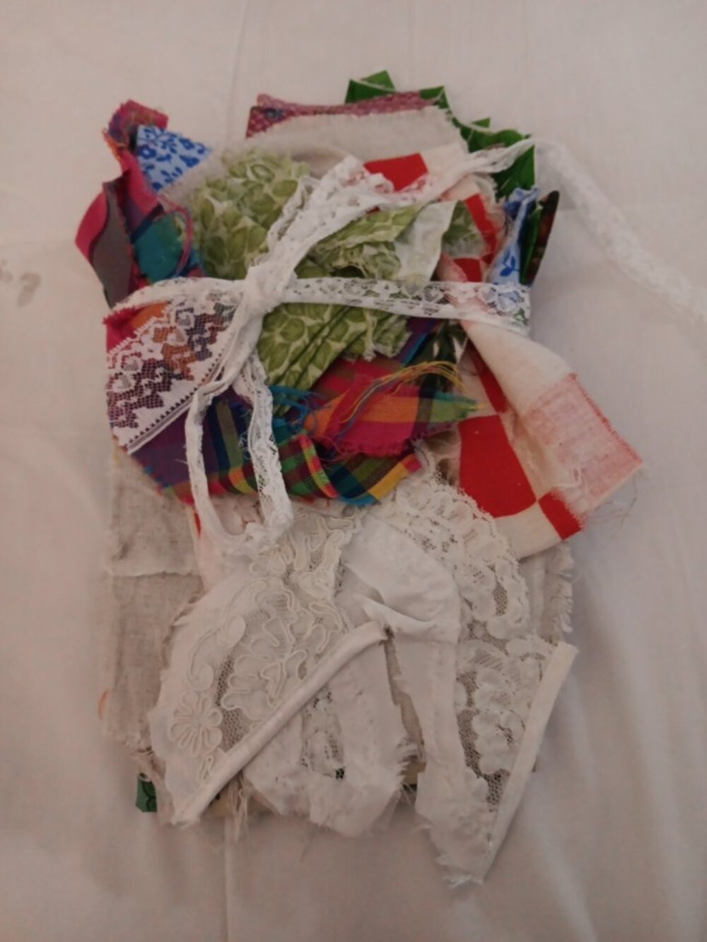 SCRAPS OF FABRIC